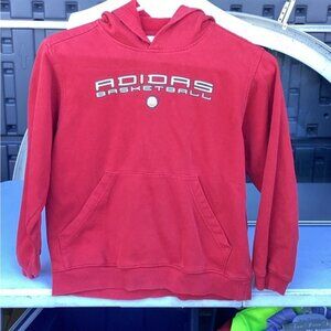 Country Club Chic Adidas boys small Hoodie Tracksuit Top Jacket Hooded